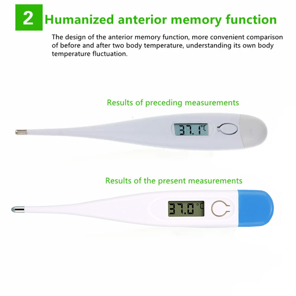 Precision Household Thermometer Digital Baby/Adult thermometer LCD Temperature Measurement Baby Heating Oral Thermometer Tools Care Baby Child Infant Kids & Maternity Products