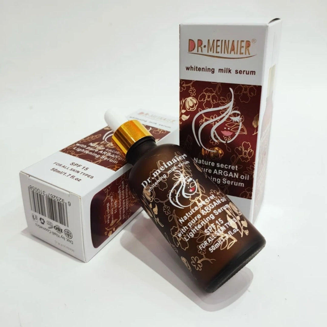 DR MEINAIER Whitening Milk Serum with Pure Argan Oil SPF 15 Anti-aging Fade Spots