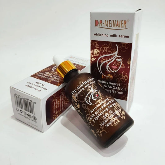DR MEINAIER Whitening Milk Serum with Pure Argan Oil SPF 15 Anti-aging Fade Spots