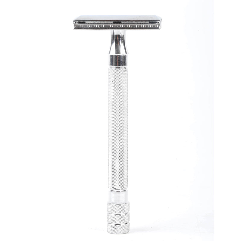 Double Edge Classic Mens Shaving Mild Hair Removal Shaver It With Small Brush Adjustable Safety Razor