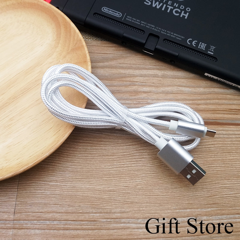 type c Charger Cable Fast Charging data line For Android Phone Nylon Data Cables charging cables