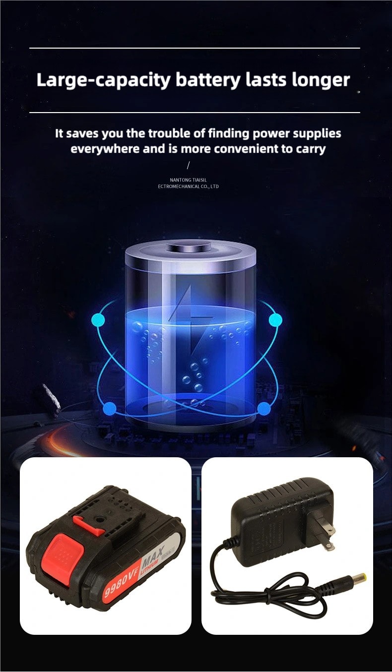 Two 21V batteris LAISHID brand Electric Cordless Drill,charging electric screwdriver, Power Drill Cordless, Charger 21 Volt Drill Driver Kit, Drills Cordless Setttery