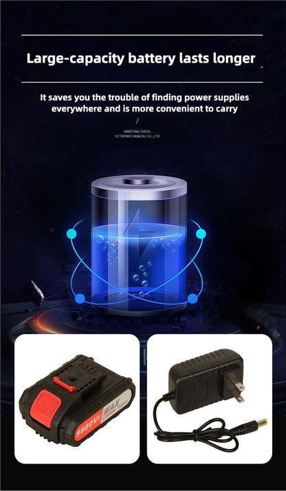 Two 21V batteris LAISHID brand Electric Cordless Drill,charging electric screwdriver, Power Drill Cordless, Charger 21 Volt Drill Driver Kit, Drills Cordless Setttery