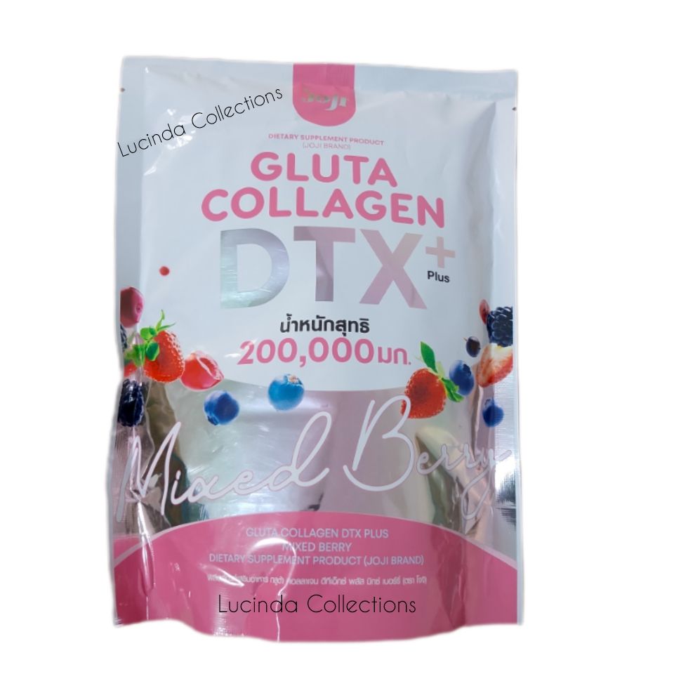 Joji Gluta Collagen DTX plus Mixed Berry 200000mg Dietary Supplement Moisture Nourish Smooth Skin Good Shape