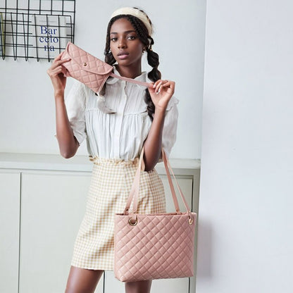 2 PCS Handbags Women Bags Ladies Bag Purse Shoulder Bag Tote