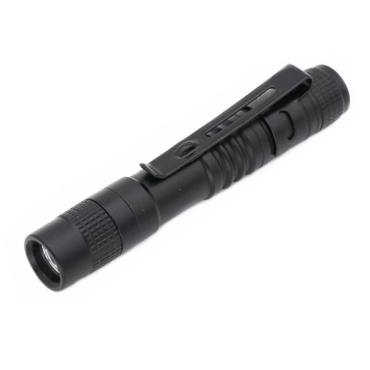 Mini Flashlight Portable Small Penholder Led Flashlight Night Walking Lighting Torch Camping