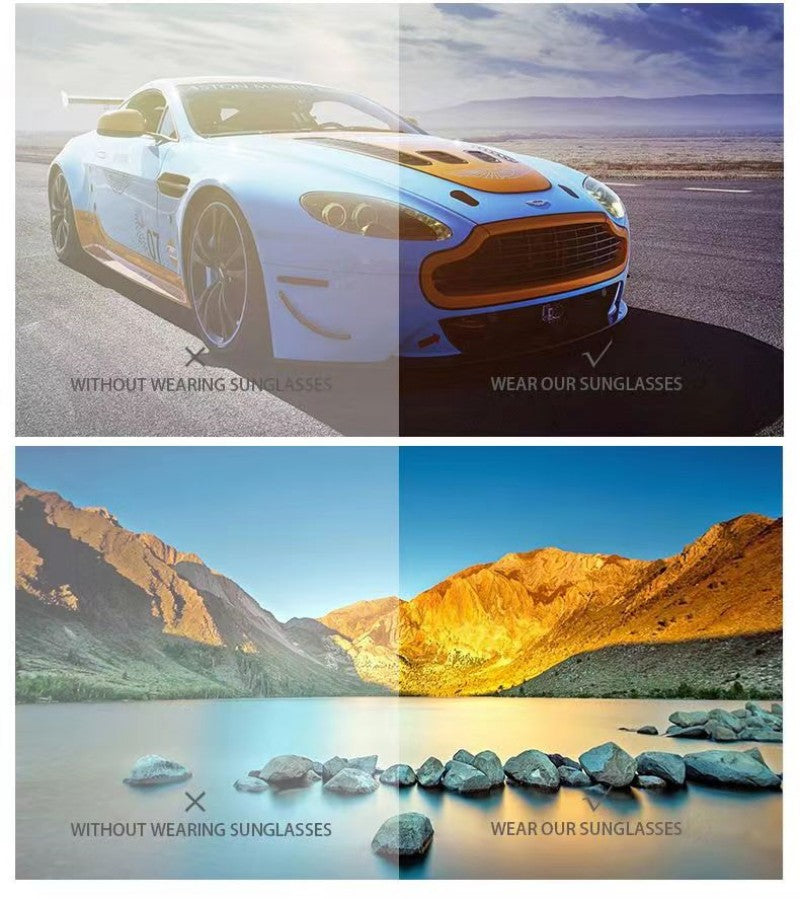 Fashion Sunglasses Eyewear Polarized UV400 For Men And Women Driving Square Frame Sun Glasses UV Protection Unisex Goggle Shades Mirror Sunglasses Metal