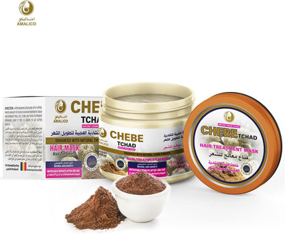 Amalico Chebe Repair Hair Mask for Dry and Frizzy Hair - Ready to Use Chebe Powder for Hair Growth, Hair Mask Treatment for Dry Hair Chebe Powder Hair Care Scalp Care
