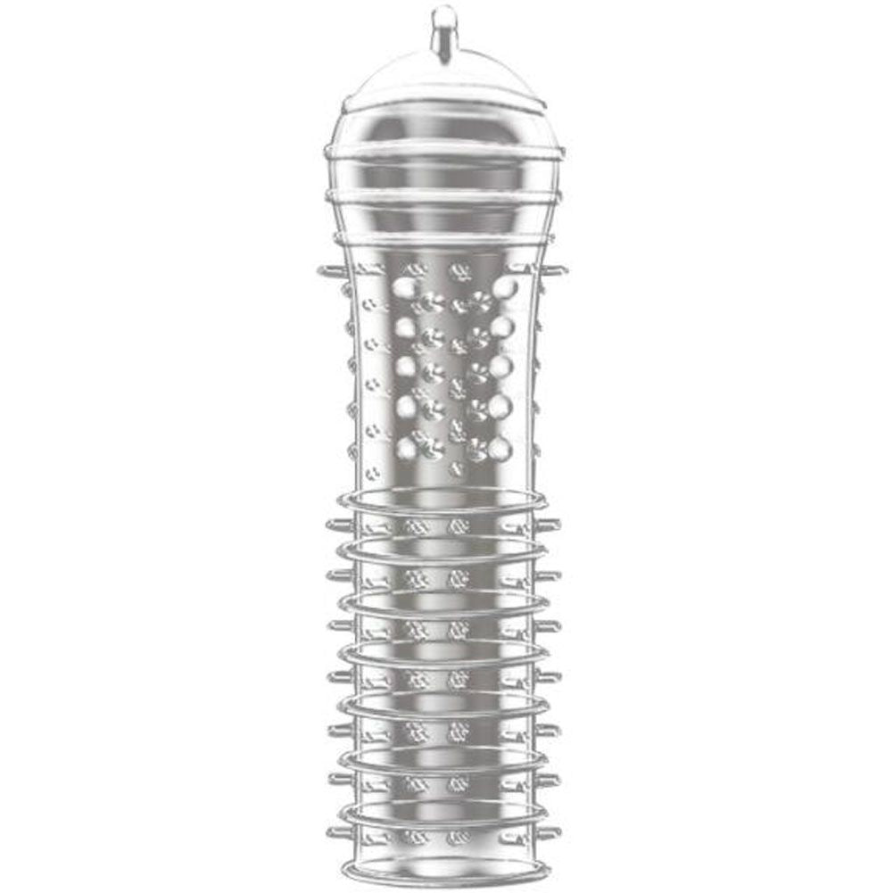 5pcs Pack Penis Sleeves Cock Enlarger Extender Delayed Ring Silicone Condom Sex Toys for Men