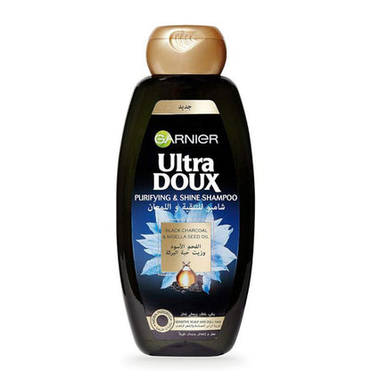 Garnier Ultra Doux Black Charcoal Shampoo 400ml