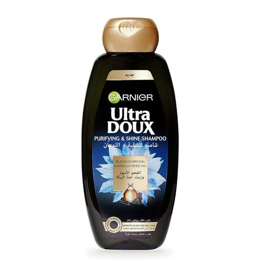 Garnier Ultra Doux Black Charcoal Shampoo 400ml
