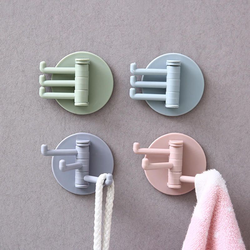 ZHJH 10Pcs of Self Adhesive Kitchen Wall Door Hook Key Holder Rack Towel Hanger Bathroom Rack Hooks Aluminum Multi-Purpose Storage Hooks