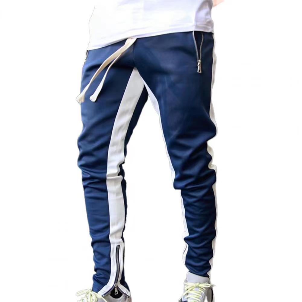 Mens Casual Pants Fitness Men Sportswear Tracksuit Bottoms Skinny Sweatpants Trousers Fashion long casual pants Men's Clothing Bottoms Pants Jeans