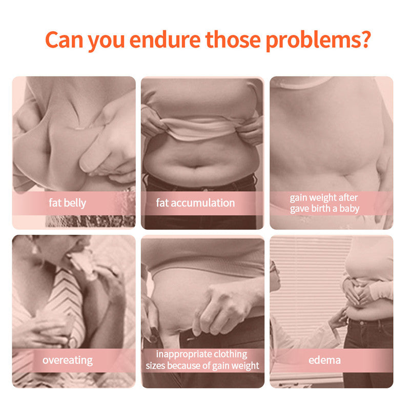 EMS Heating Electric Body Slimming Massager Slimming Belt Fat Burning Abdominal Massage Back Buttock Legs Massager Beauty Health Machine Weight Loss Device Electric Acupuncture Vibration Massager