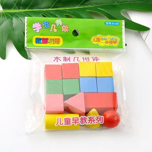 Children's early education cognitive toys, student geometric building educational toys, teaching aids