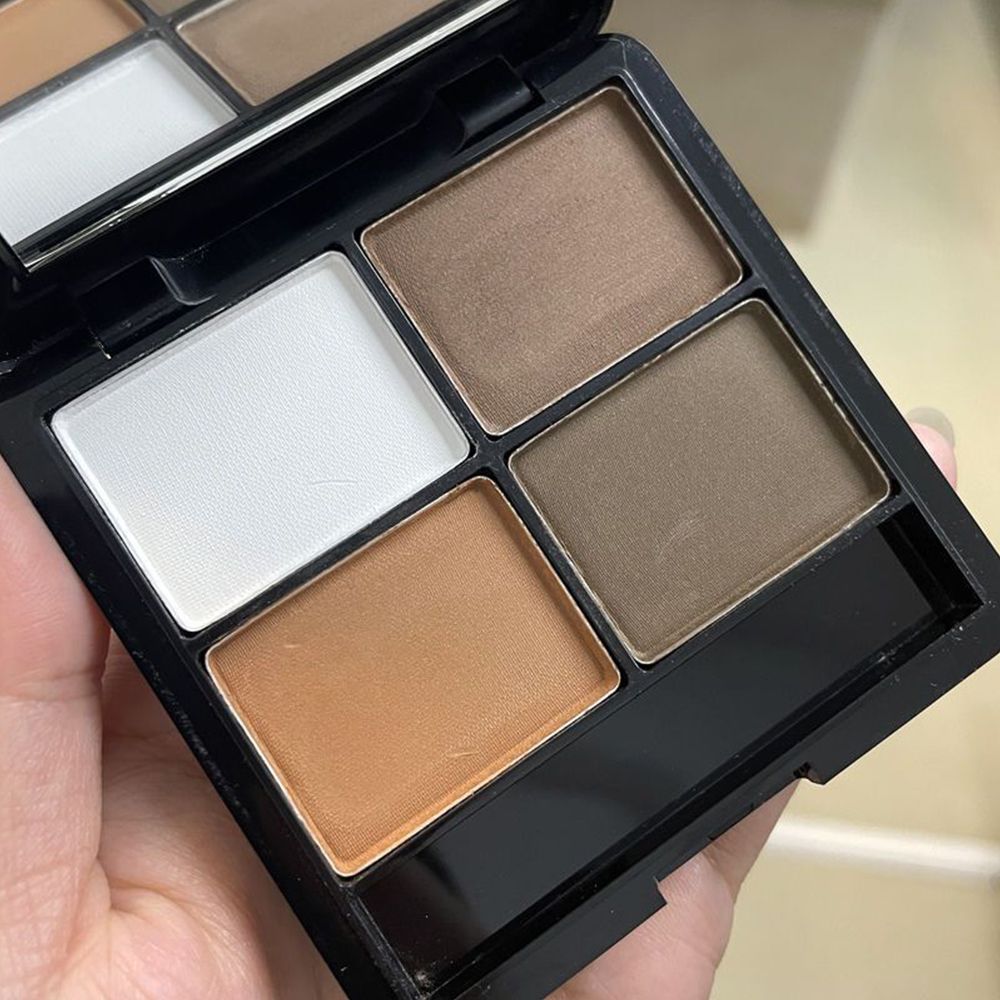 Popular super hot coffee color eye shadow waterproof priming plain face matt natural daily earth color students