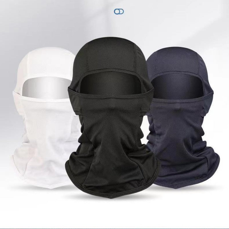 Outdoor sports riding mask balaclavas windproof dustproof breathable male and female motorcycle head cover facial sunscreen head set