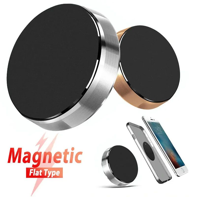 Sucker Car Phone Holder Universal Magnetic Mount Bracket Stick On Car Phone Stand for iPhone Xiaomi Huawei Samsung Dashboard Wall Mounted Car Magnet Sticker