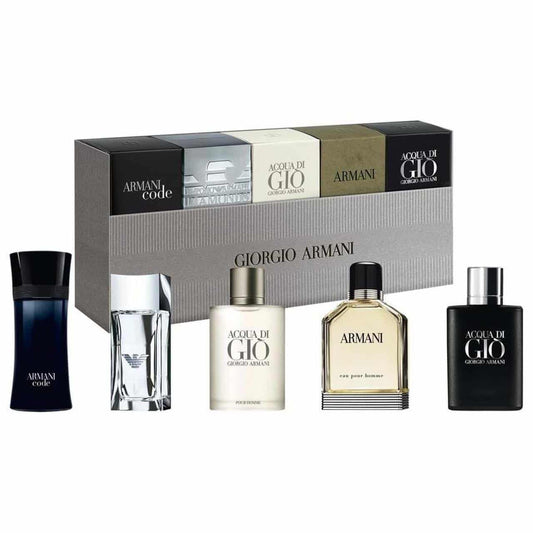 Giorgio Armani 5 Piece Men Travel Set