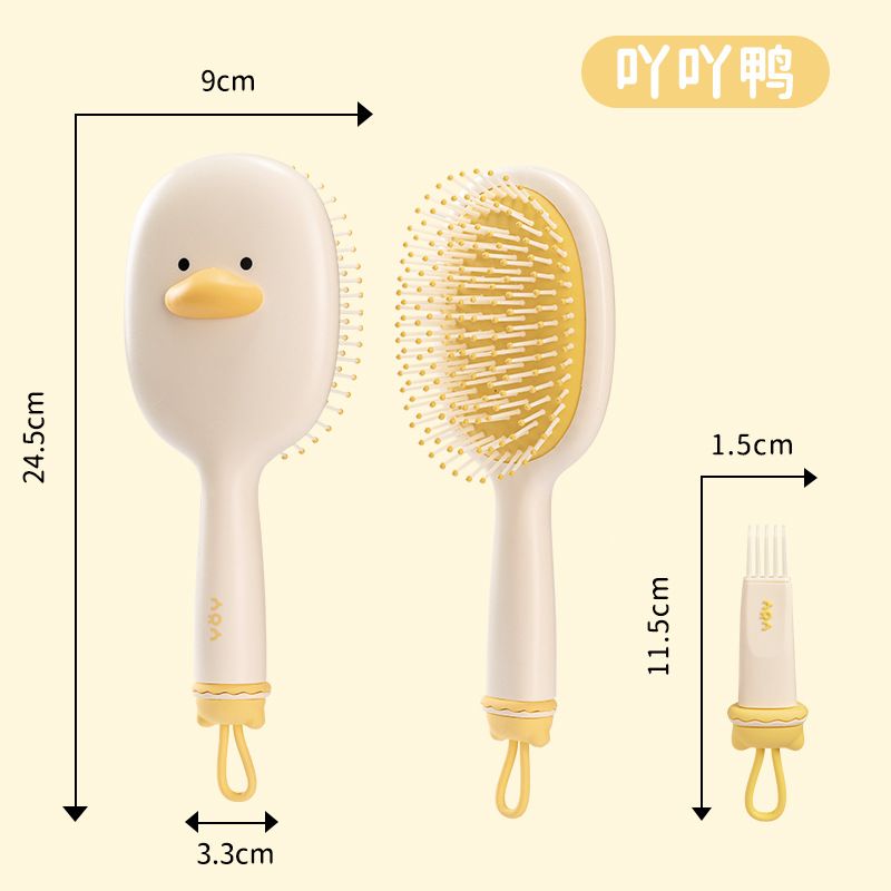 Hot selling fashionable long and wavy air cushion massage curly hair soft and massage hair comb brush Professional Service Air Cushion Comb Cute Fluffy Hair Detangle Massage Scalp Hair Comb For Women
