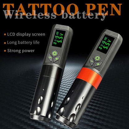 FF1 Model Portable Wireless Tattoo Pen Kit ,Professional Tattoo Machine Kit, Rotary Machine for Lining, Shading & Practice - Complete Tattooing Supplies Set