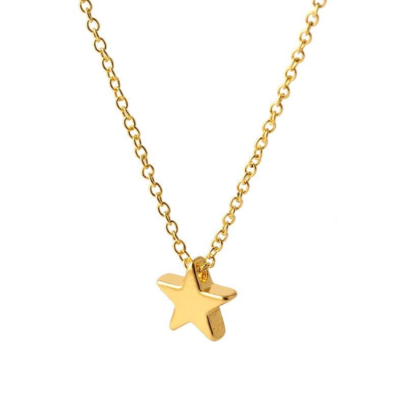 Fashion Thickened Star Pendant Clavicle Sweater Necklace