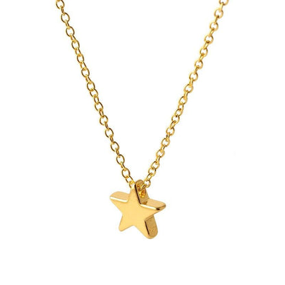 Fashion Thickened Star Pendant Clavicle Sweater Necklace