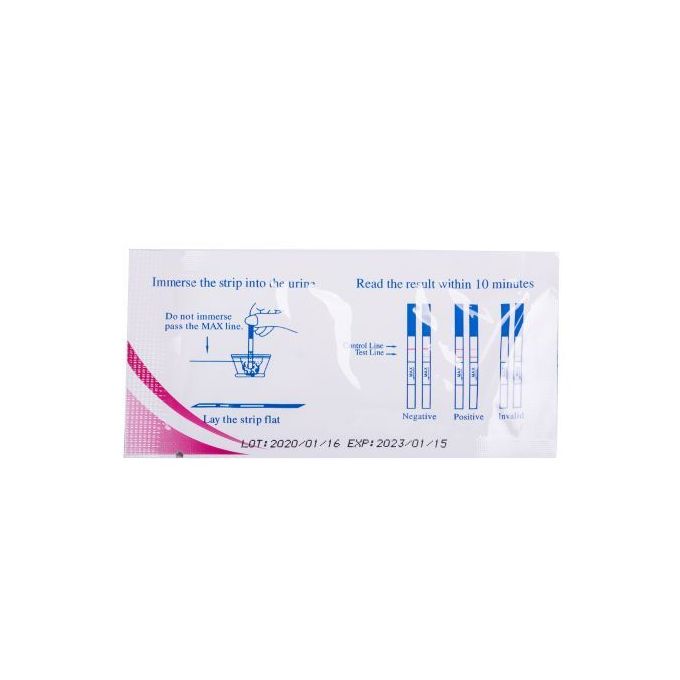 10Pcs LH Tests Ovulation Urine Test Strips LH Ovulation Test Strips First Response Over 99% Accuracy Ovulation Test (10 Strips)