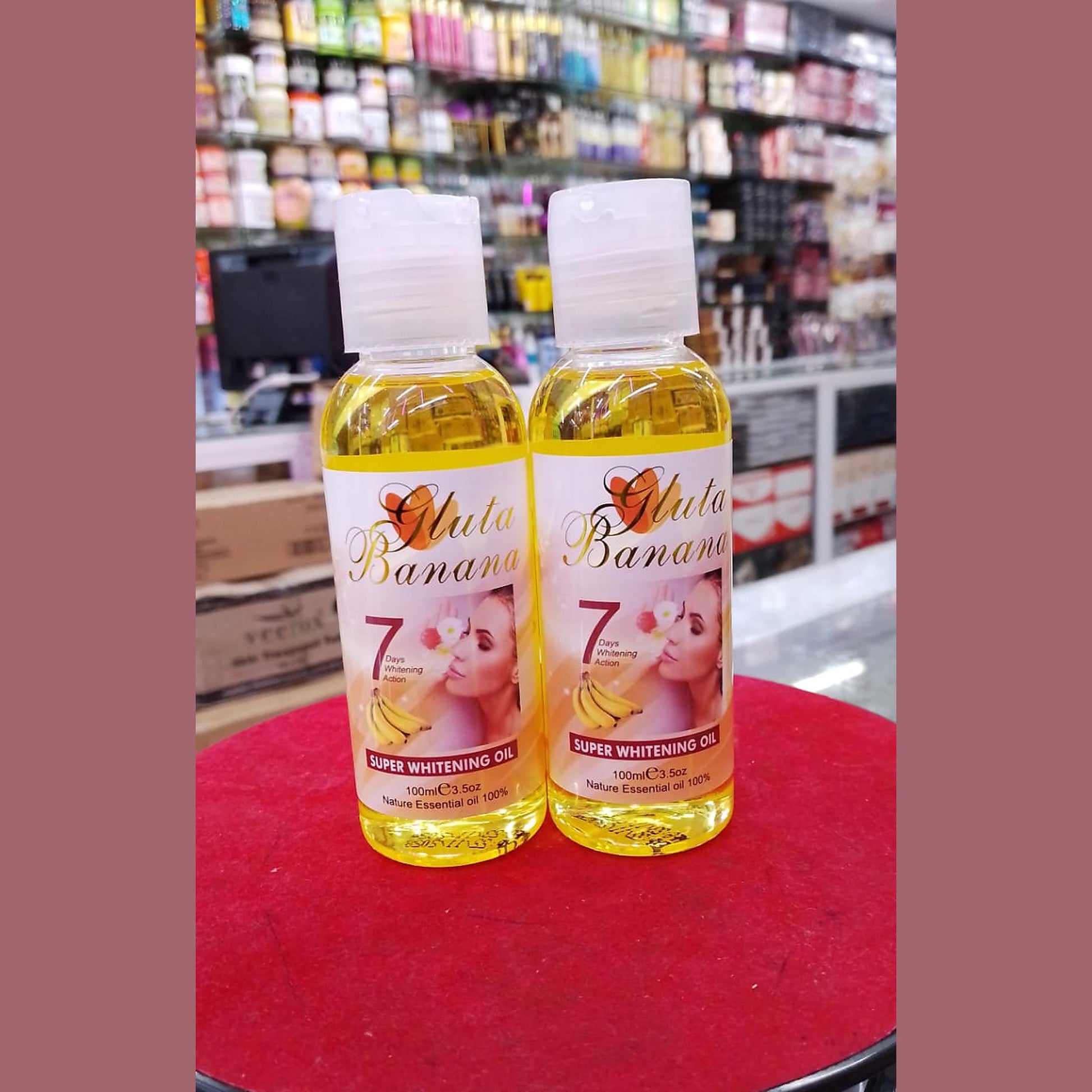 Gluta Banana Super Whitening Oil — 7-Day Positioning