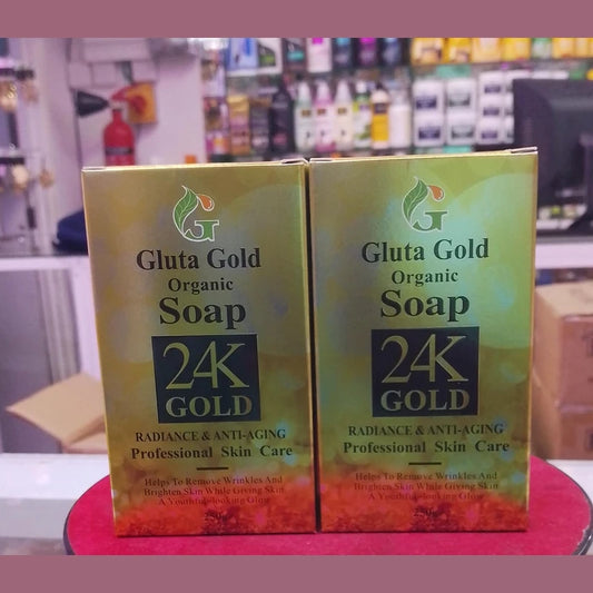Two boxes of Gluta Gold Organic Soap