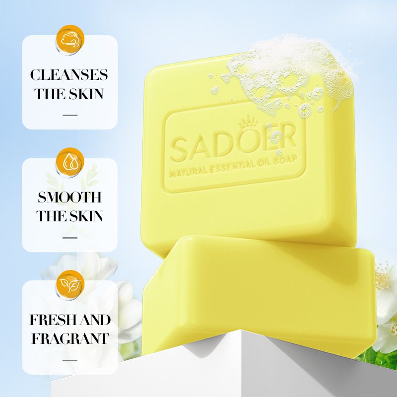 3 Package Women Fragrant Soap Essential Oil Soap Coconut Jasmine Lavender Scented Soap Deep Clean Refreshing And Smooth