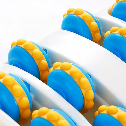 Foot Massager Stimulates Foot Acupoints to Dredge Meridians Roller Foot Center Finger Pressing Foot Board Foot Pressing Device Pain Relief Leg Feet Acupoints Massager Improve Blood Circulation