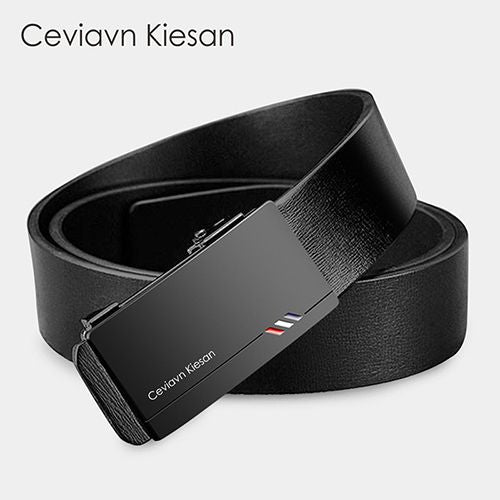 Men's belt automatic buckle business men's belt youth personality belt genuine leather top layer cowhide very good quality classic fashion male belt