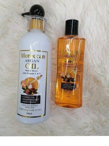 Moroccan Argan Oil Lightening Sunburn Acne Scars Light Complexion Lotion / Oil /Serum