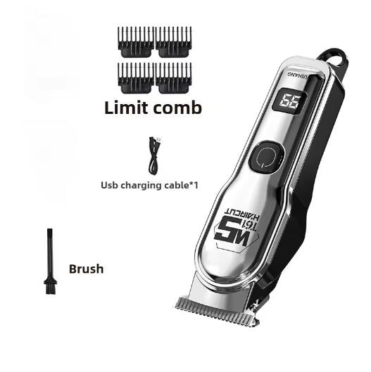 Professional Hair Clipper HighPower Motor Electric Fader Styling OilLubricated Precision Suitable Hair Cutting Balding Clippers Sculpting Razors