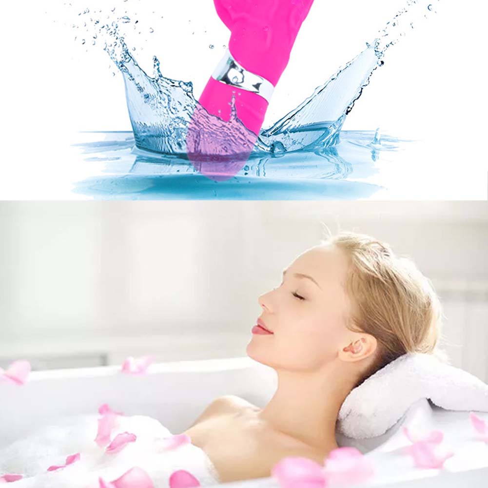 Realistic Dildo Rabbit Veined G Spot Vibrator Rechargeable Waterproof Powerful Vibrating Clit Handhold Massager Adult Sex Toy for Ladies Women