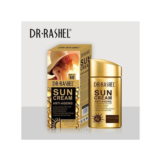 Gold Collagen Sun Cream (SPF 60)80g-Gold And Black