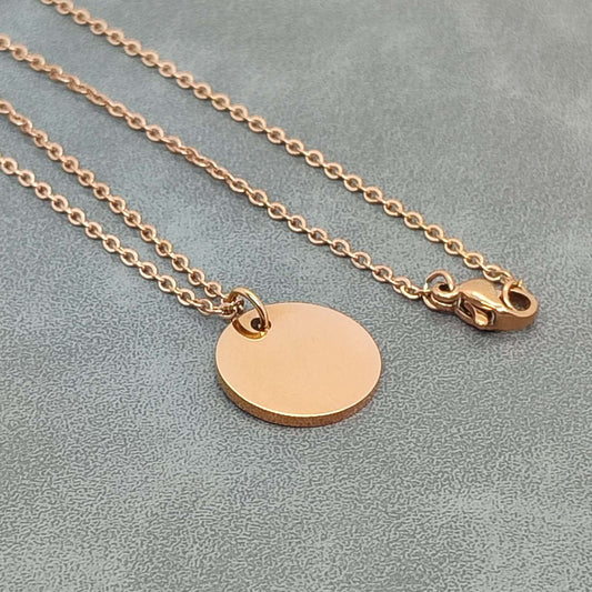 Gold Pendant Necklace Women's