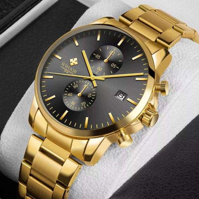 Gold Plated Men Watches  for Sale