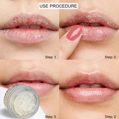 Dr. Meinaier Sugar Lip Scrub Ultra Hydrating Exfoliating Dry Chapped Lips Scrubber Lip Moisturizer - Grape Rose Blueberry Turmeric Coconut Coffee Cherry Lemon Honey Green Tea Flavors