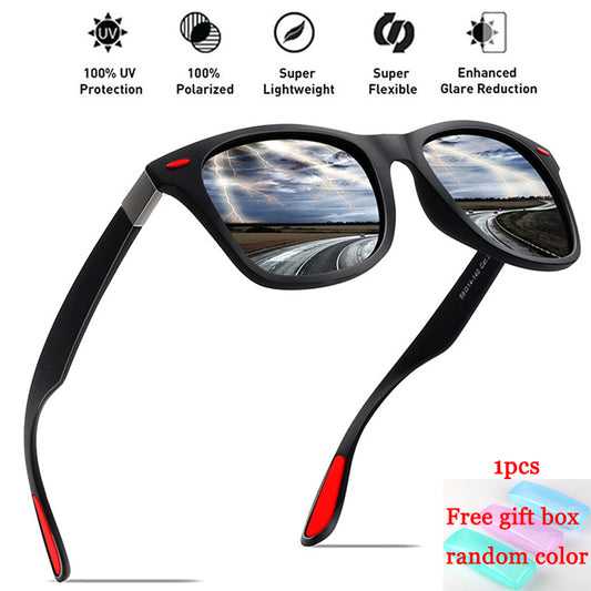 Sunglasses Men Fishing Polarized Sunglasses Men Women Driving Square Style Sun Glasses Male Goggle Unisex Glasses Sun glasses Men Fashion Accessories