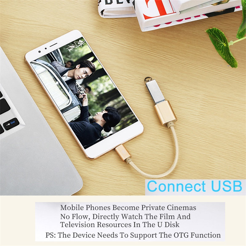 TYPE C otg Cable Type c to USB Data Cable otg usb &amp;Type c Adapter type c usb OTG Adapter