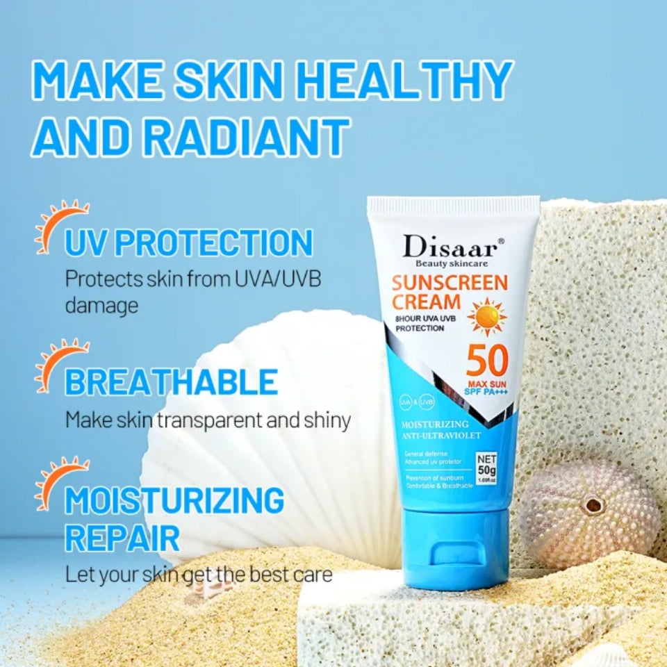 Disaar Suncream Cream Max Sun SPF 60 PA+++ UVA UVB Protection Nourishing & Moisturizing