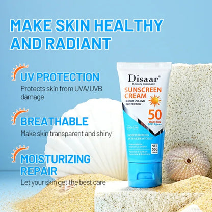 Disaar Suncream Cream Max Sun SPF 60 PA+++ UVA UVB Protection Nourishing & Moisturizing