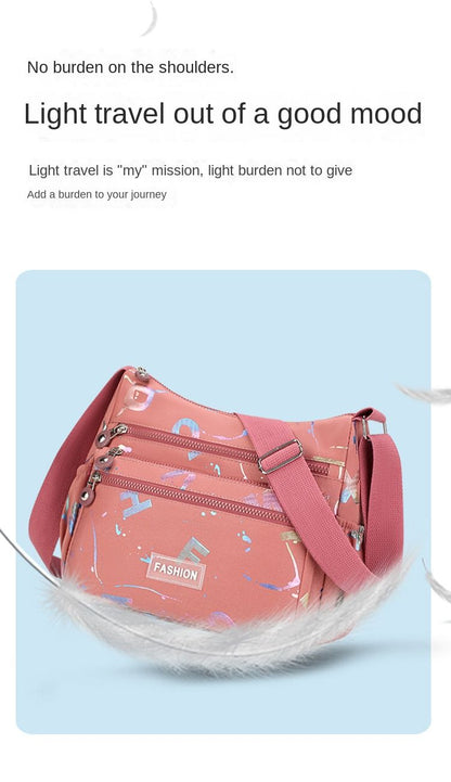 Women bag waterproof bag shoulder bag fashion letter printed bag