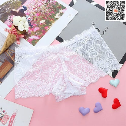 2 pack Women Lace Thong Comfort Lace Underwear Low Waist Panties Transparent Underwear Ladies Briefs Lingere Panty Underware Womens Lingerie Girl Panty
