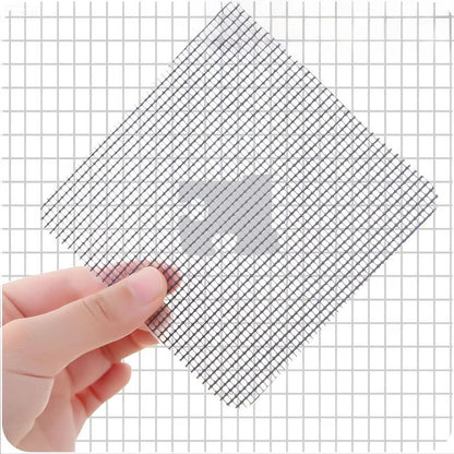 Stick-and-Go Mosquito Net Easy-Stick Window Mosquito Net DIY Insect Window Screen Magic Self-Adhesive Easy Install No Drill Wall Keep Insects Tear Resistant Reusable Adjustable Mesh Fly Screen 1.5m*2m