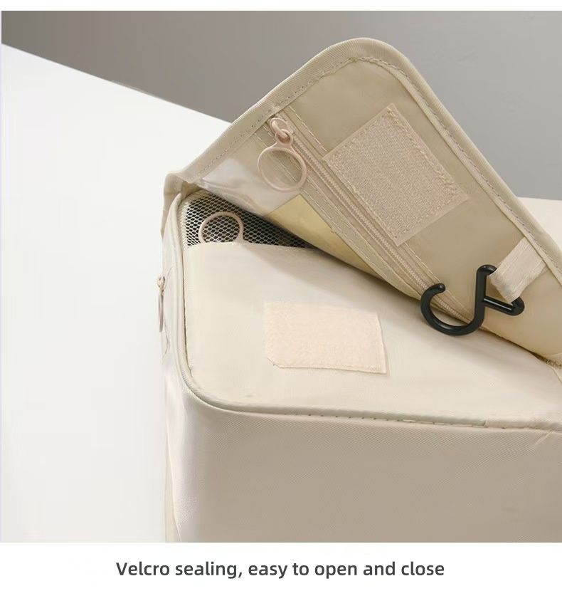 Makeup bag Women's portable large capacity storage bag Folding travel skincare toiletry bag box storage bag