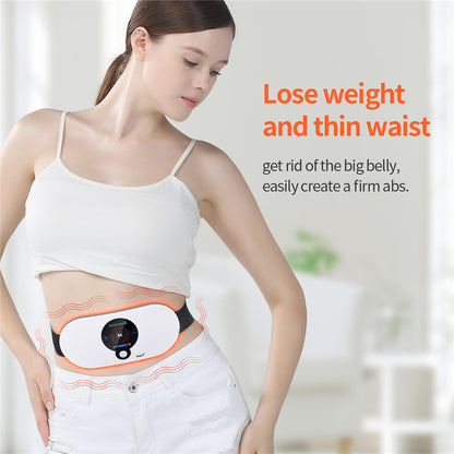 EMS Heating Electric Body Slimming Massager Slimming Belt Fat Burning Abdominal Massage Back Buttock Legs Massager Beauty Health Machine Weight Loss Device Electric Acupuncture Vibration Massager