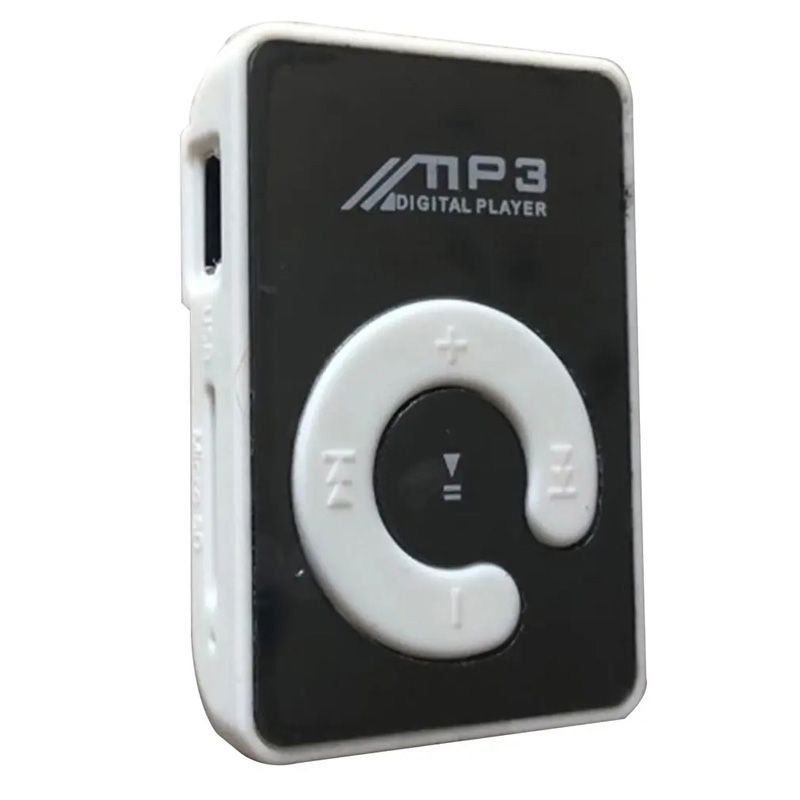 Mini MP3 Portable Mirror Clip MP3 Player Music Media Support SD TF Card Fashion HiFi MP3 Outdoor Sports Clip Sports Walkman Music